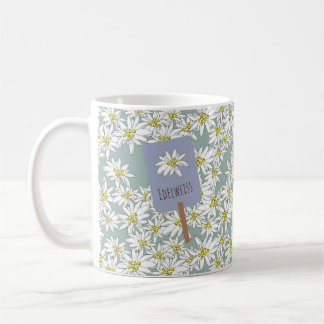 Edelweiss Cute Hand-Illustrated the Ljud of Music Kaffemugg