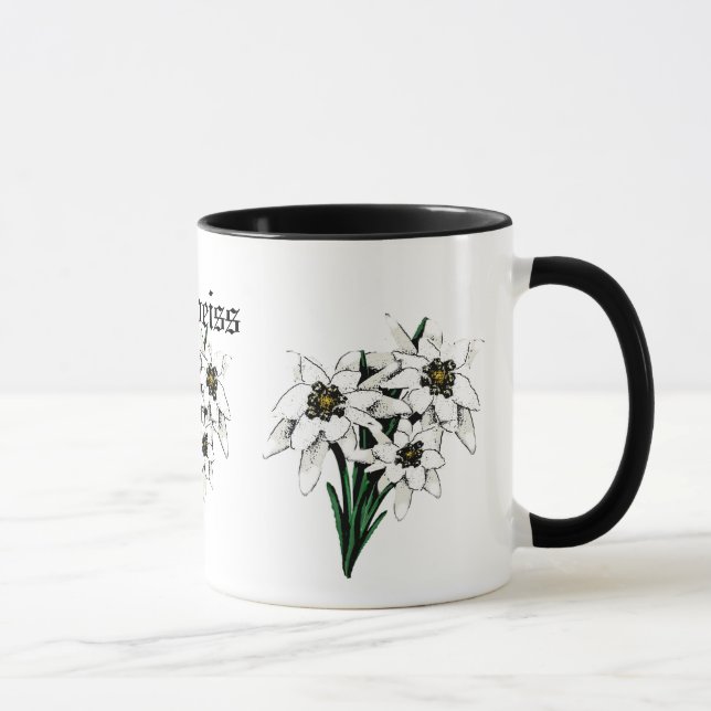 Edelweiss Flowers Mugg (Höger)
