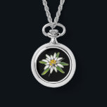 Edelweiss Necklace Watch Armbandsur<br><div class="desc">På tyska är "edel" elak noble och "weiss" elak white. Edelweiss symboliserar hängivenhet, ädel renhet, mod, mod, frihet och förmågan att övervinna motgångar. Edelweiss växer i några av världens hårdaste alpina villkor. Var inspirerad av den lilla växten när du vet att du har fått speciella gåvor och talanger, och har...</div>