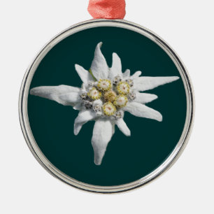 Edelweiss prydnad julgransprydnad metall