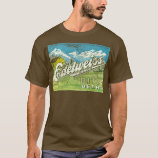 Edelweiss Ritz Beer Defunct Brewery Logotyp T Shirt