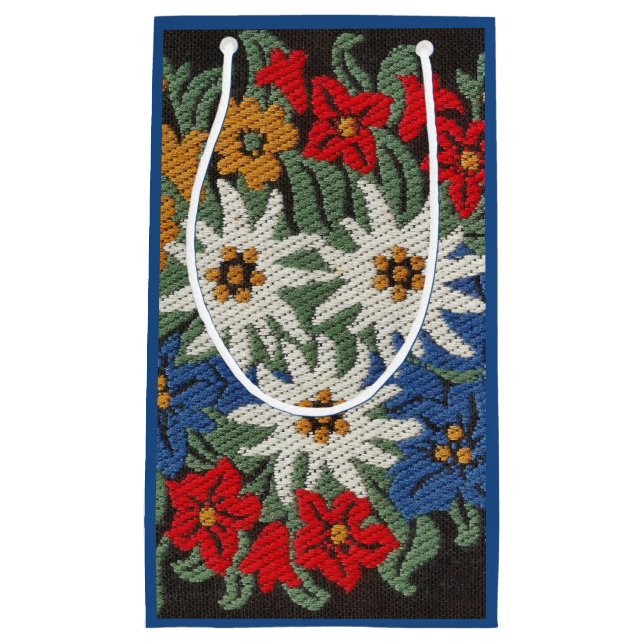 Edelweiss schweizisk alpin blomma (Framsidan)