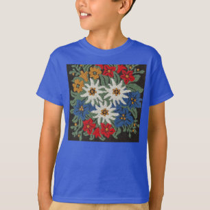 Edelweiss schweizisk alpin blomma t-shirt