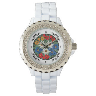Edelweiss Swiss Alpine Flower Armbandsur