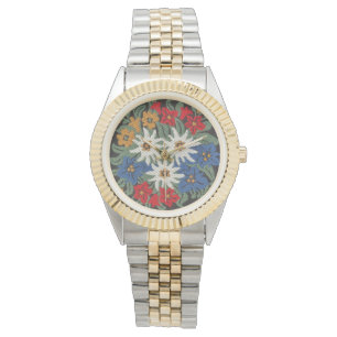 Edelweiss Swiss Alpine Flower Armbandsur