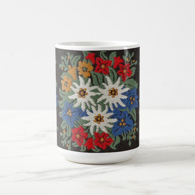 Edelweiss Swiss Alpine Flower Kaffemugg (Center)