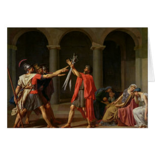 Eden av Horatii, 1784 Hälsningskort