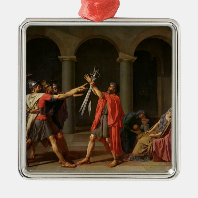 Eden av Horatii, 1784 Julgransprydnad Metall (Framsidan)