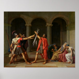 Eden av Horatii, 1784 Poster