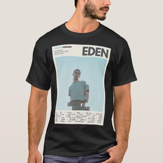 EDEN Mid Century Modern Affisch Print T Shirt (Framsida)