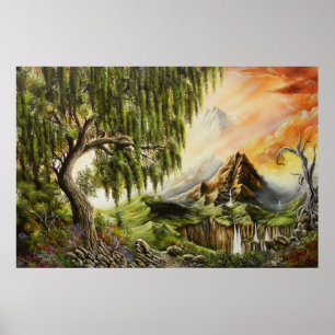 Eden Oljemålnings Poster