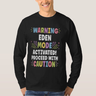 EDEN Personligt Namn Roligt Sött Anpassat EDEN Nam T Shirt