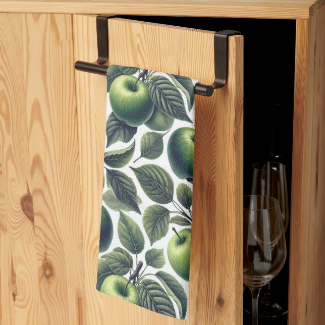 Edens äpplen kökshandduk (Thirds Fold)