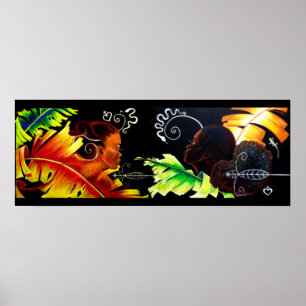 Edens lyft: Brand och Bliss - Skriv ut II Pastel Poster