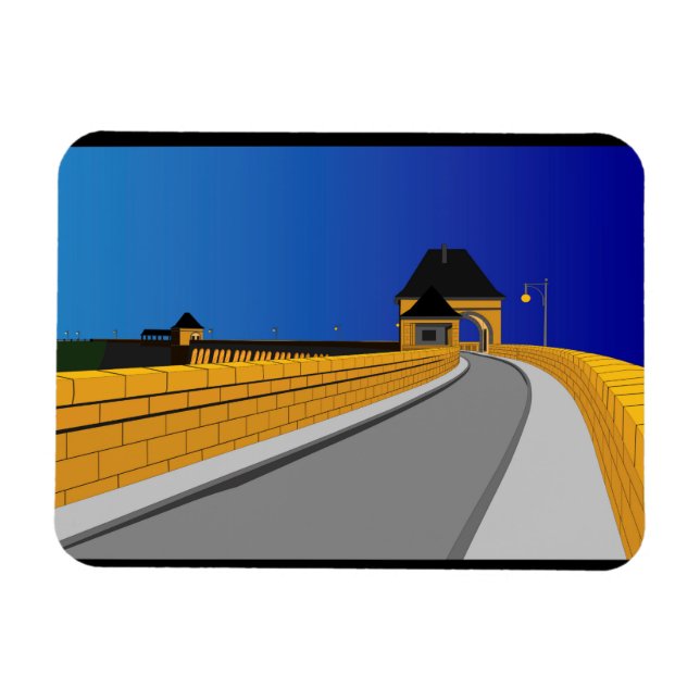 Edersee Staumauer Magnet (Horisontell)