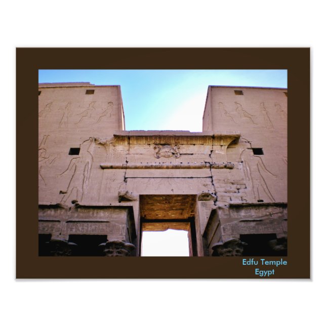 Edfu Temple Fototryck (Framsidan)