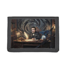 Edgar A. Poe komponerar The Raven i gotiska drömma