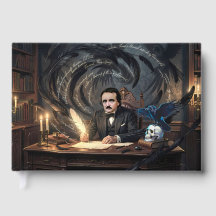 Edgar A. Poe Komponerar The Raven i gotiska drömma