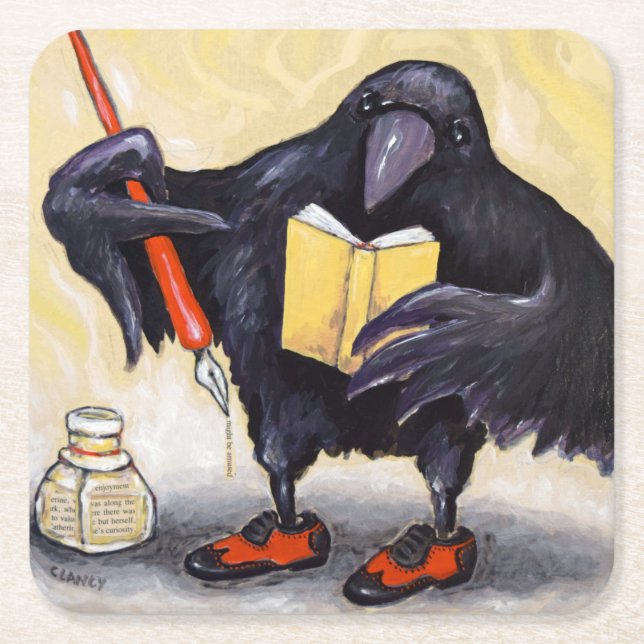 Edgar Allan Kråka Underlägg (Framsidan)