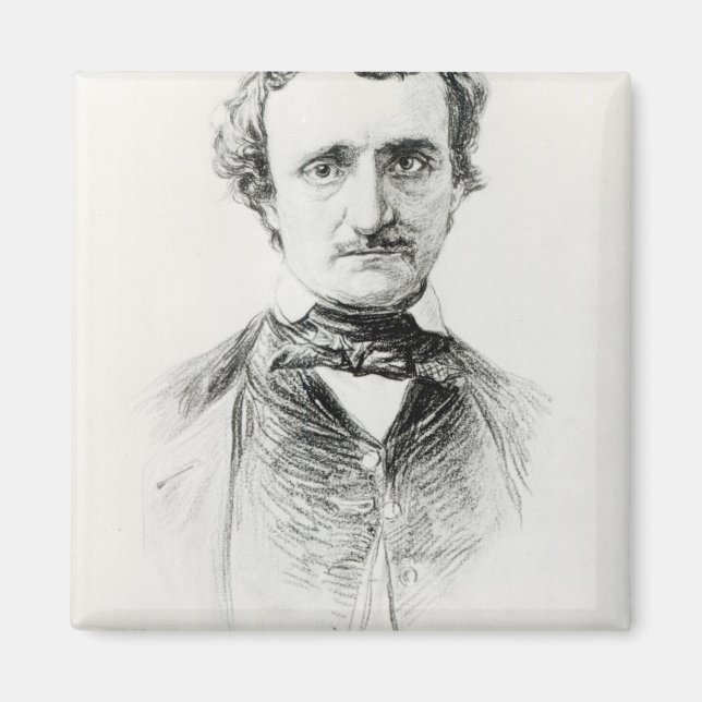 Edgar Allan Poe 1907 Magnet (Framsidan)