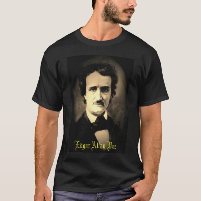 Edgar Allan Poe 1 T Shirt (Framsida)