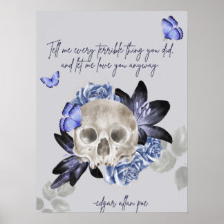 Edgar Allan Poe-affisch Poster