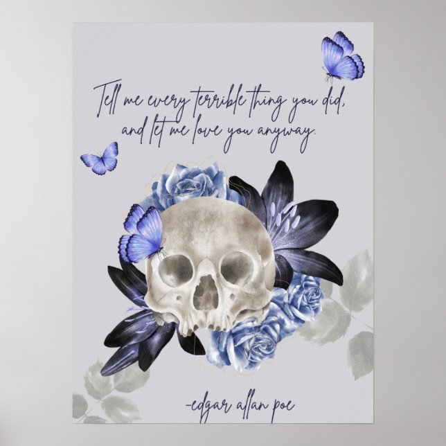 Edgar Allan Poe-affisch Poster (Framsidan)