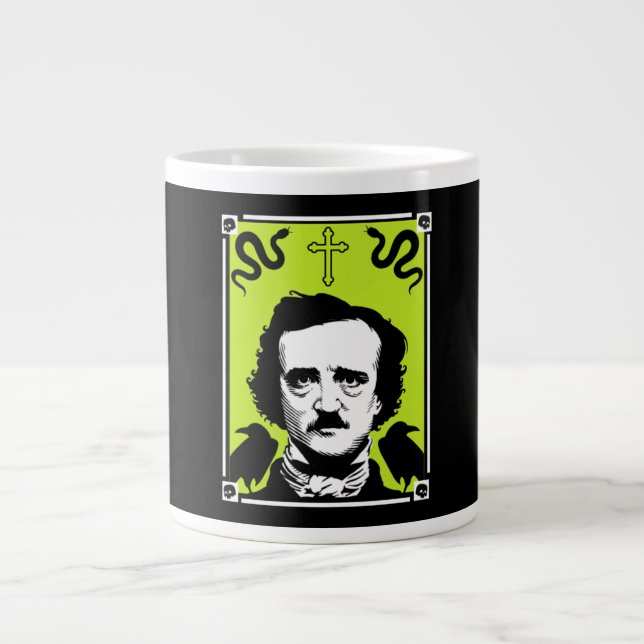 Edgar Allan Poe-årsdagen 19 januari Jumbo Mugg (Framsidan)