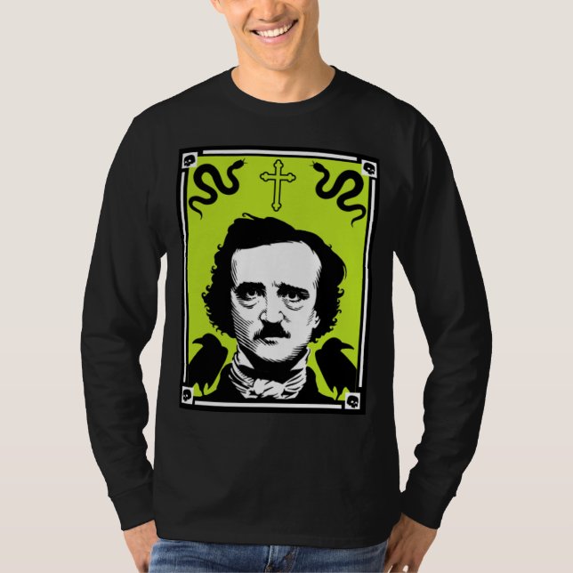 Edgar Allan Poe-årsdagen 19 januari T Shirt (Framsida)