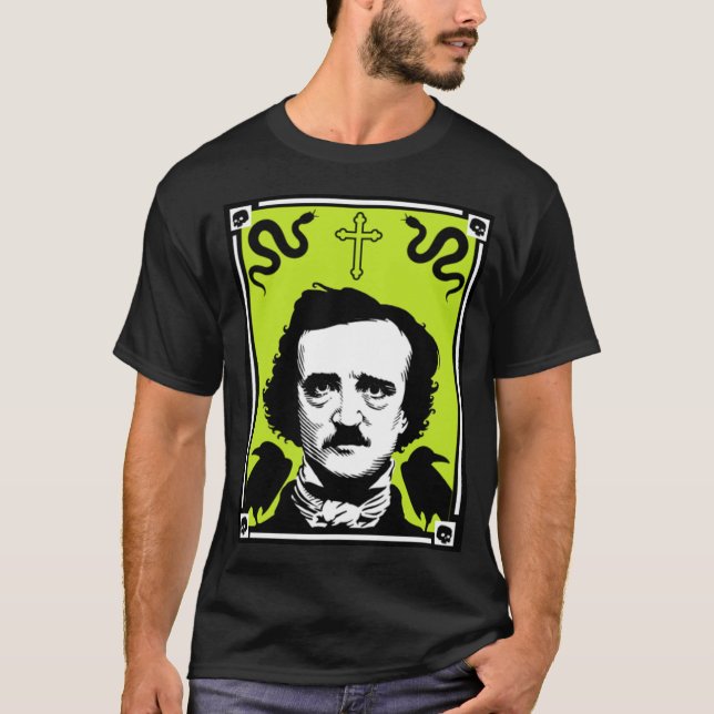 Edgar Allan Poe-årsdagen 19 januari T Shirt (Framsida)