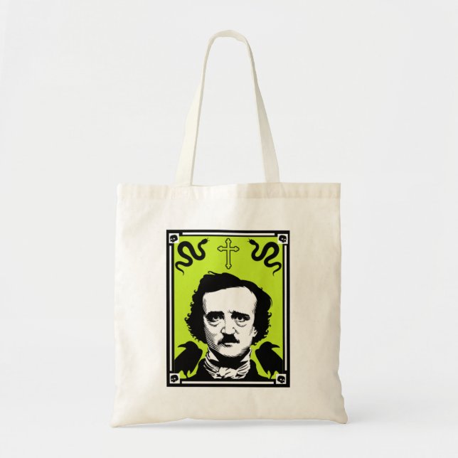 Edgar Allan Poe-årsdagen 19 januari Tygkasse (Framsidan)