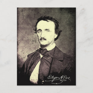 Edgar Allan Poe *Återställd och färdigställd* Vykort