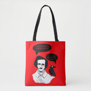 Edgar Allan Poe Boy och Raven Tygkasse
