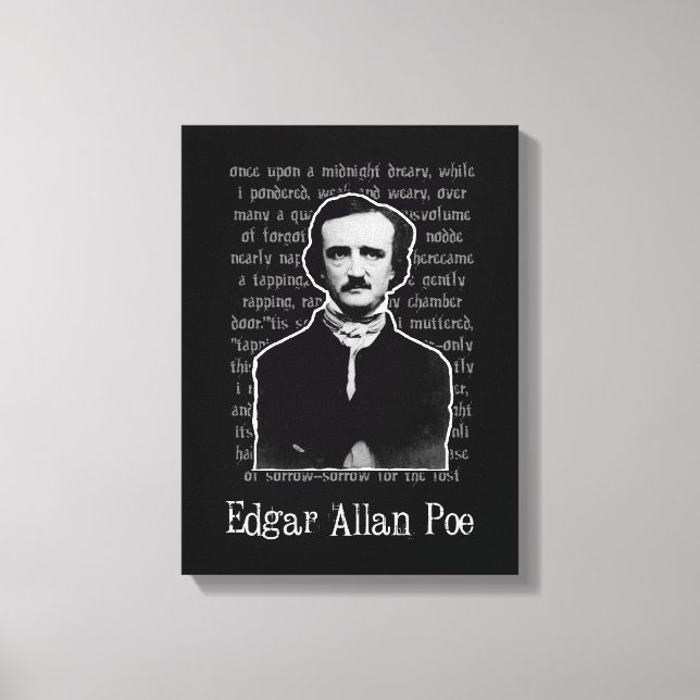 Edgar Allan Poe Canvastryck (Framsida)