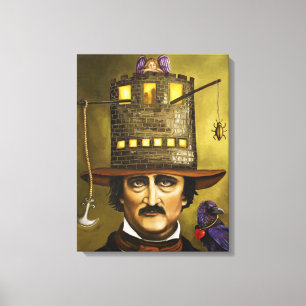 Edgar Allan Poe Canvastryck