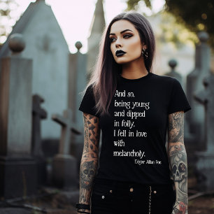 Edgar Allan Poe Citat T Shirt