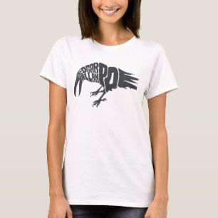 Edgar Allan Poe - det korpsvart T Shirt