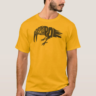 Edgar Allan Poe - det korpsvart Tee Shirt