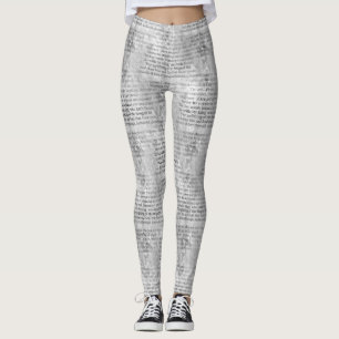 Edgar Allan Poe Dreamland Dikt Black Grått Leggings
