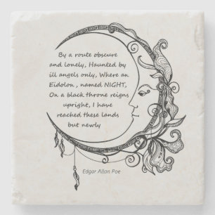 Edgar Allan Poe Dreamland Dream Dikt Stenunderlägg