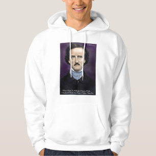 Edgar Allan Poe "En gång en midnatt dystert" Den Tröja Med Luva