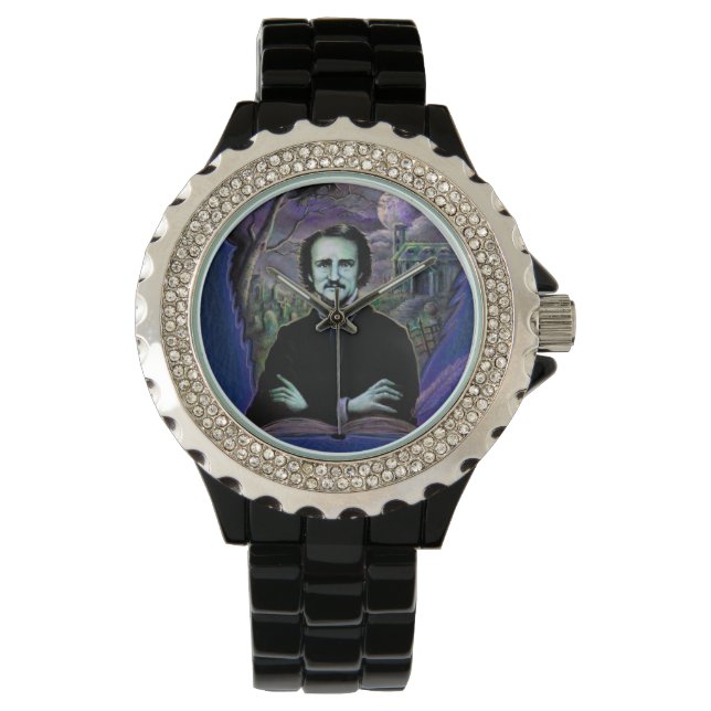 Edgar Allan Poe Gothic Armbandsur (Framsida)