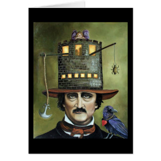 Edgar Allan Poe Hälsningskort