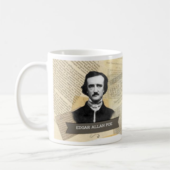 Edgar Allan Poe historisk mugg (Vänster)