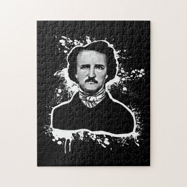 Edgar Allan Poe Illustration Pussel (Vertikal)