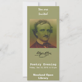 Edgar Allan Poe Inbjudningar