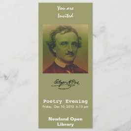 Edgar Allan Poe Inbjudningar
