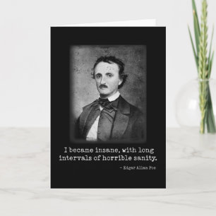 Edgar Allan Poe jag blev en galen författare till  Kort
