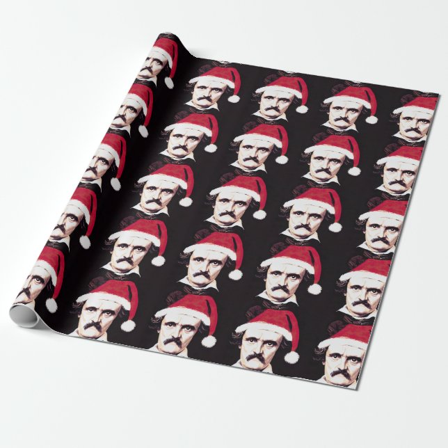 Edgar Allan Poe Julafton Papper Presentpapper (Utrullad)