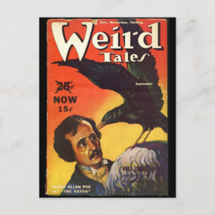 Edgar Allan Poe Konstig Tales Cover Vykort
